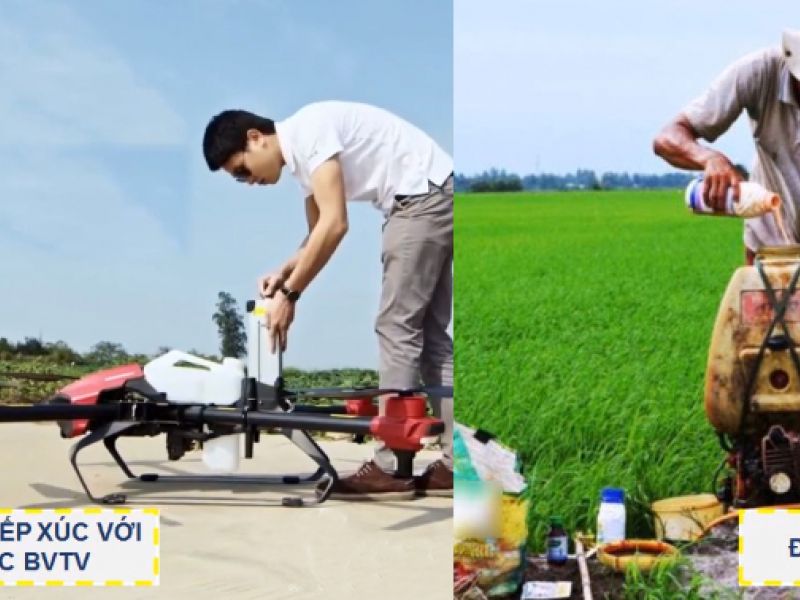 5 lợi ích của máy bay phun thuốc trừ sâu với bà con nông dân